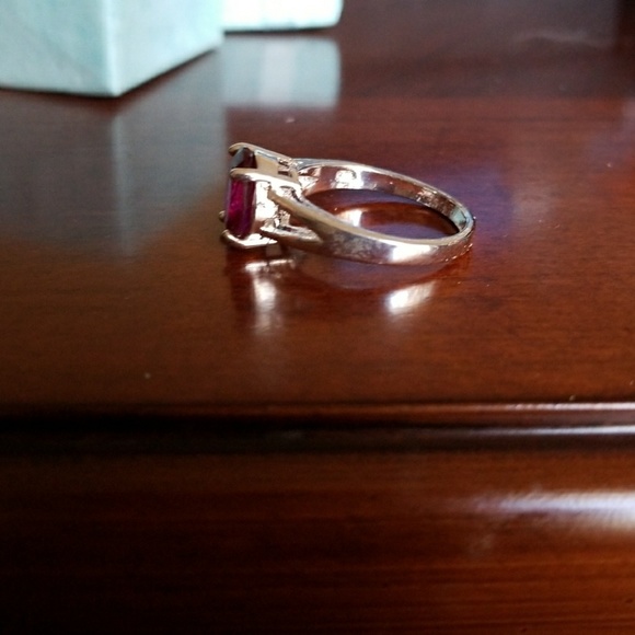 Amethyst ring Sterling silver - Picture 4 of 4